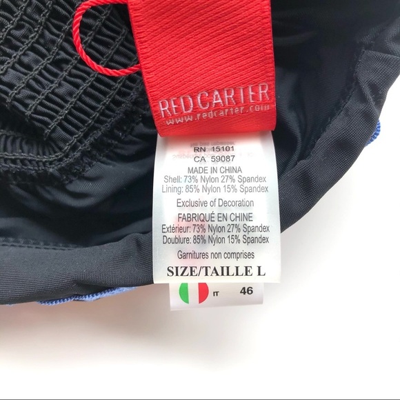 Red Carter Lola Bikini Off Shoulder Anthropologie - Picture 9 of 15